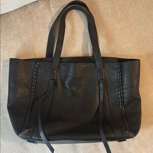 All Saints Midnight Black Tote